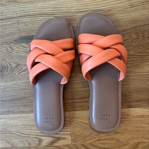 A New Day, Women's Orange Slide Sandals